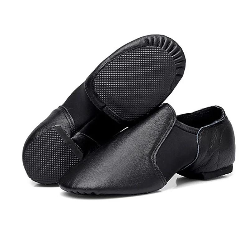 CLYFAN 24-44 qualité peau de mouton Jazz chaussures de danse Tan noir semelle antidérapante