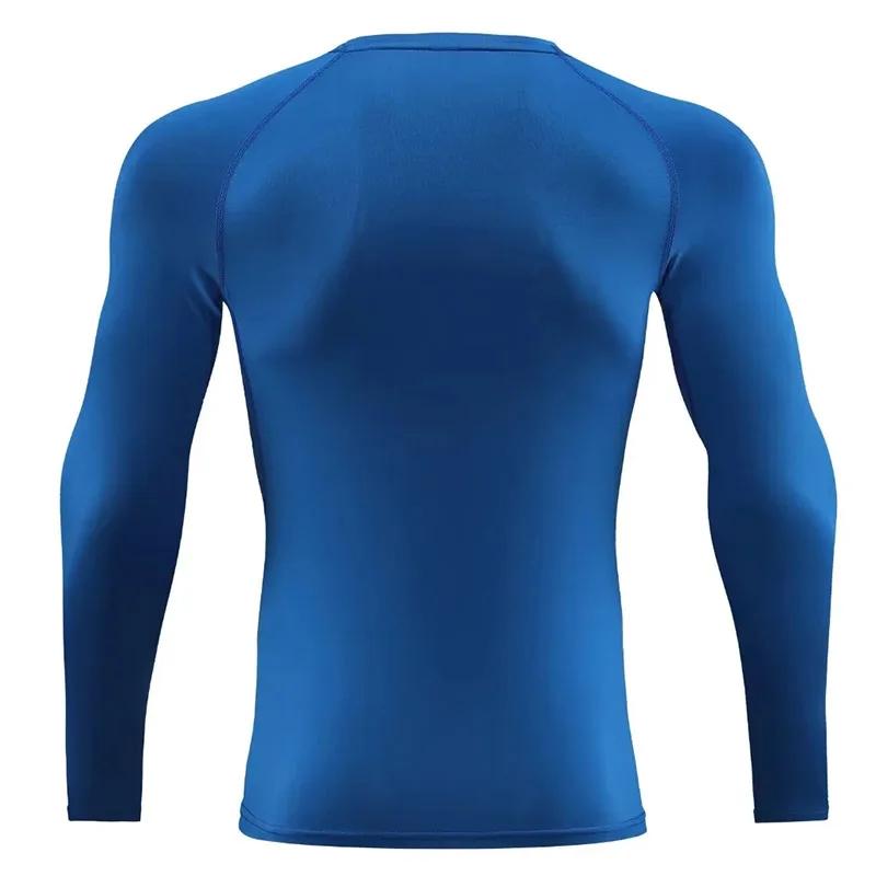 T-shirt compression homme fitness et course - Football jogging salle de sport