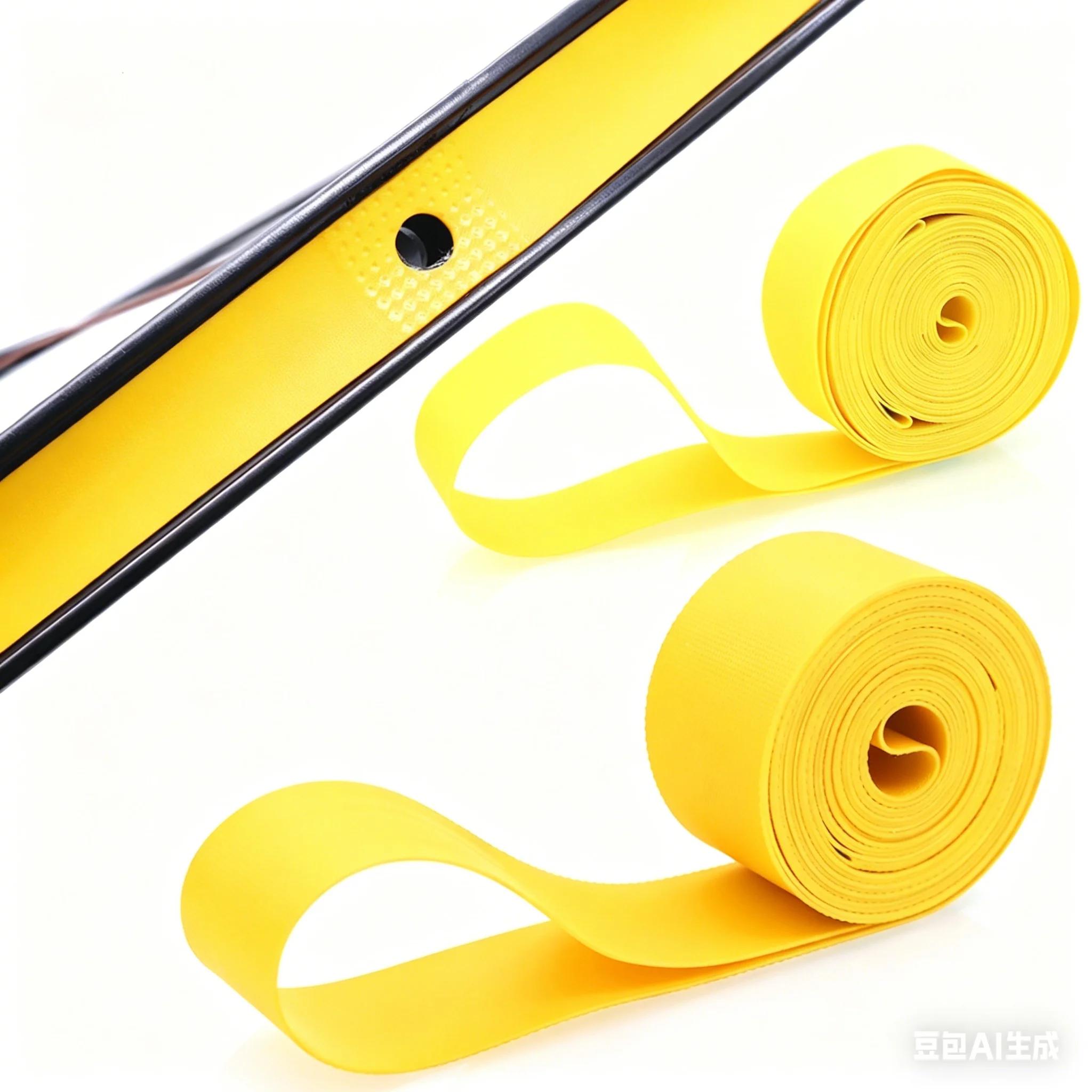 1 Paire (2 pièces) de bandes de jante en PVC premium pour vélo, VTT, vélo de route, et protection de pneu pliable – Tailles 26, 27.5, 29, 700c pouces
