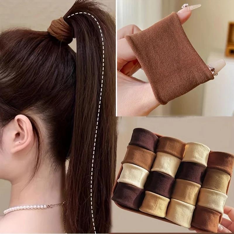 5/10/20 pièces/ensemble nouvelles femmes filles coloré en Nylon élastique bandes de cheveux queue de