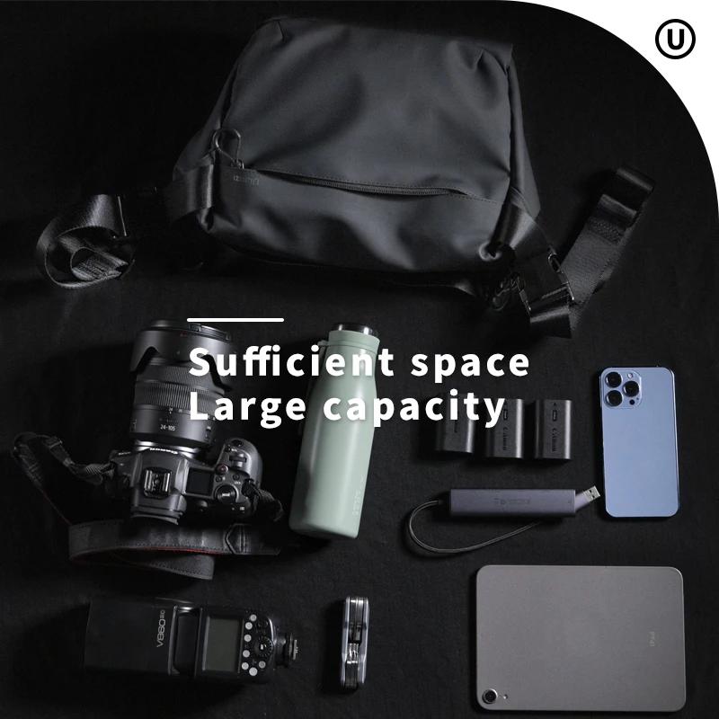 Ulanzi PB008 sac à bandoulière étanche pour appareil photo DSLR, sac de photographie capacité 6L sac