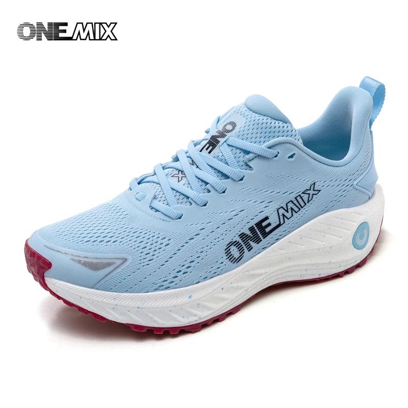 Chaussures de course hommes O-Resilio coussin stabilité - Sports plein air maille lacets léger