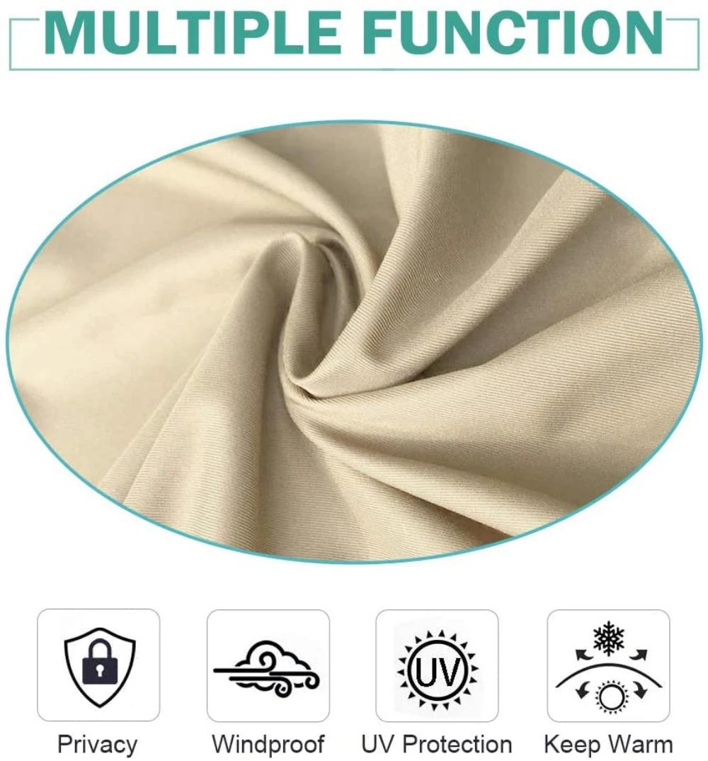 Rideau occultant thermique extérieur Beige Toys, 50 po W x 120 po. L
