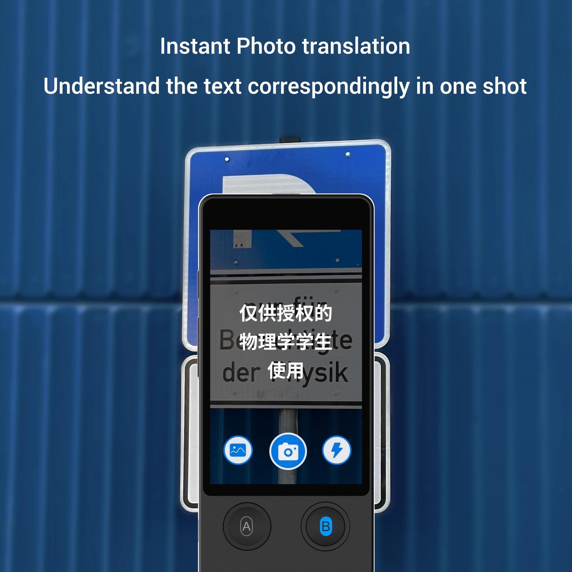 Wooask-Traducteur de langue W12, pas besoin de Wi-Fi, traduction vocale en temps réel en 144 langues