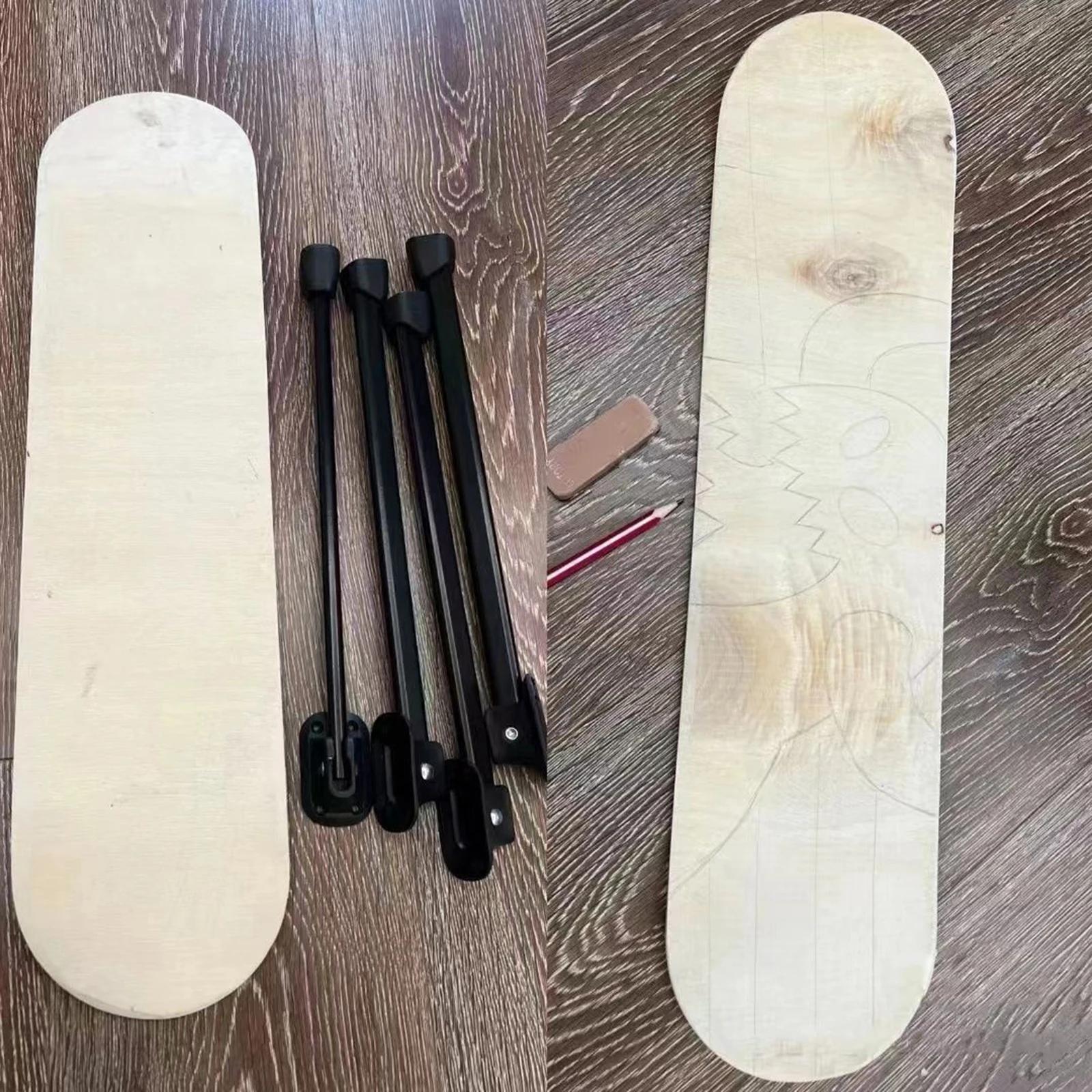 4 pièces pieds de Table pliables bricolage pieds étendus portables pour banc de Camping Table d'appo