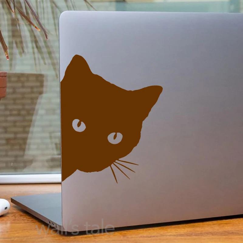 Autocollant en vinyle de chat de recherche, autocollants de fenêtre de pare-chocs de voiture, autoco