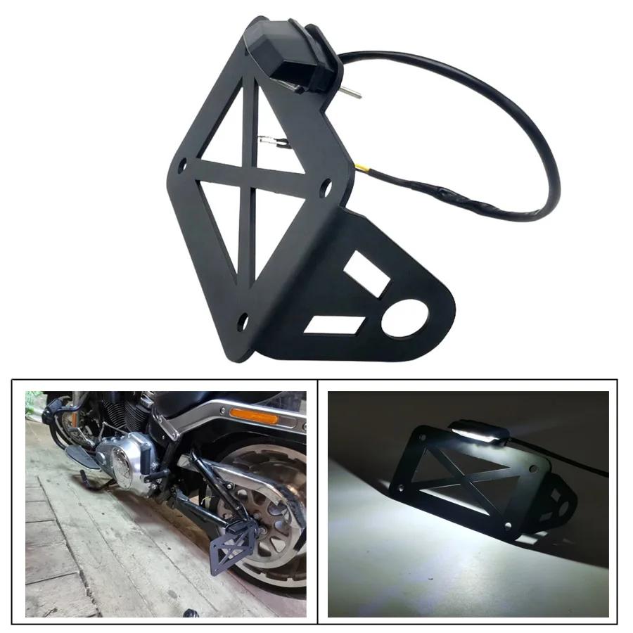 Support de plaque de planificateur d'immatriculation de moto à montage latéral universel, support ra