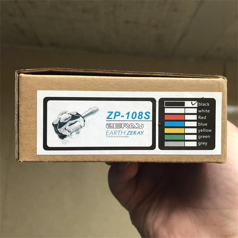 ZERAY ZP-108S cyclisme vélo de route vtt pédale automatique pédales autobloquantes SPD Compatible pé