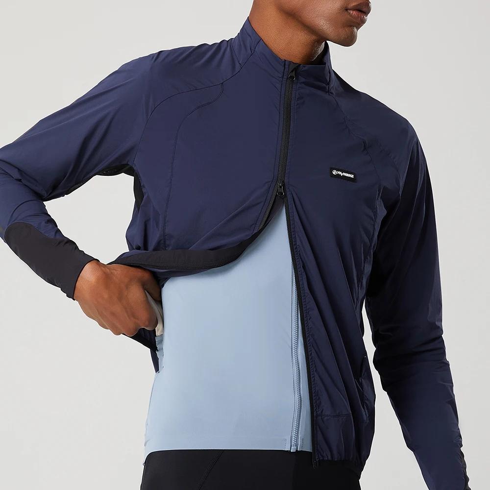 Veste coupe-vent cyclisme homme respirante légère pliable pour vélo route et VTT