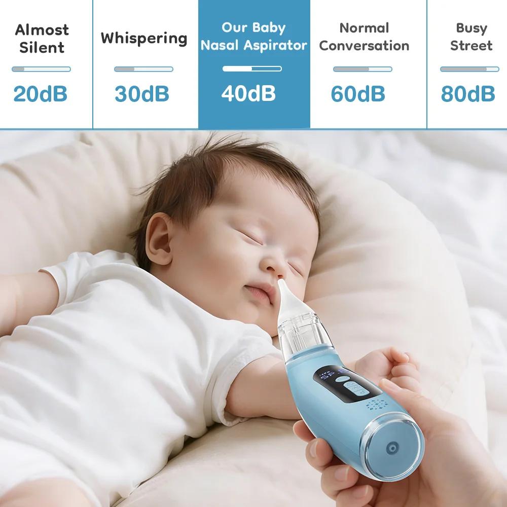 MAMIJOY Aspirateur nasal électrique 2 en 1 pour bébé et fonction nébuliseur, 6 modes d'aspiration, n