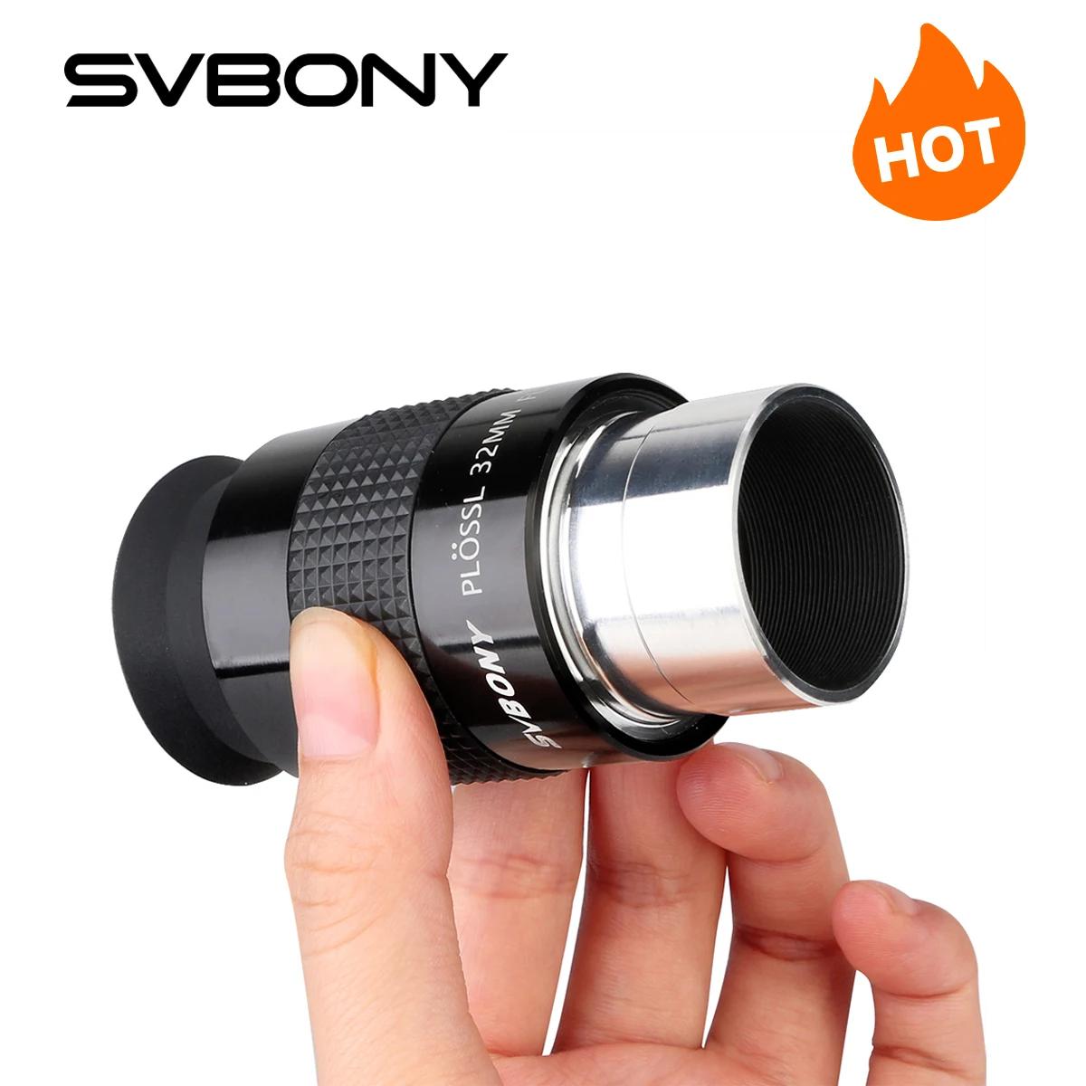 Oculaire SVBONY SV131 1.25 "(PLOSSL) oculaire de télescope PL 6/12/17/25/32/40mm conception à 4 élém