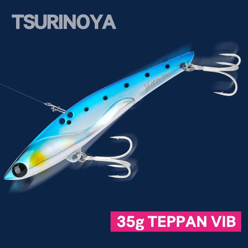 TSURINOYA 35g Teppan VIB leurre de pêche VECTOR DW38-C 105mm Vibration rivage pêche longue coulée mé