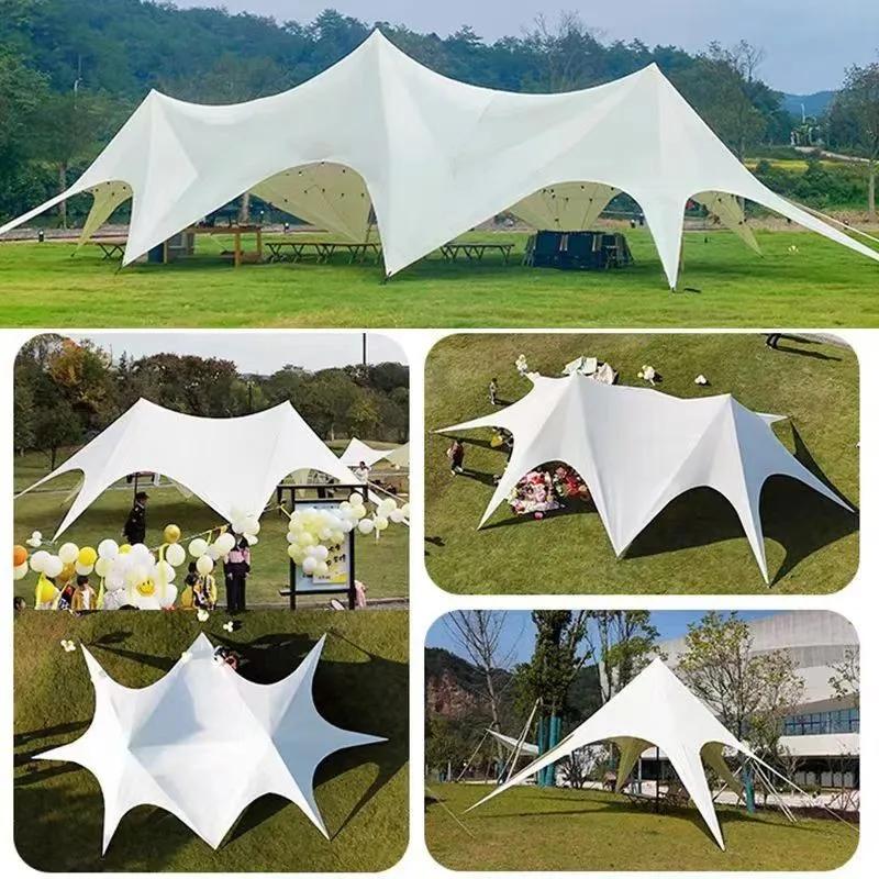 Tentes Octopus CanAmendements, Single, Double Pole, Starshade, Starshade, Thicken, Oxford Grill, For