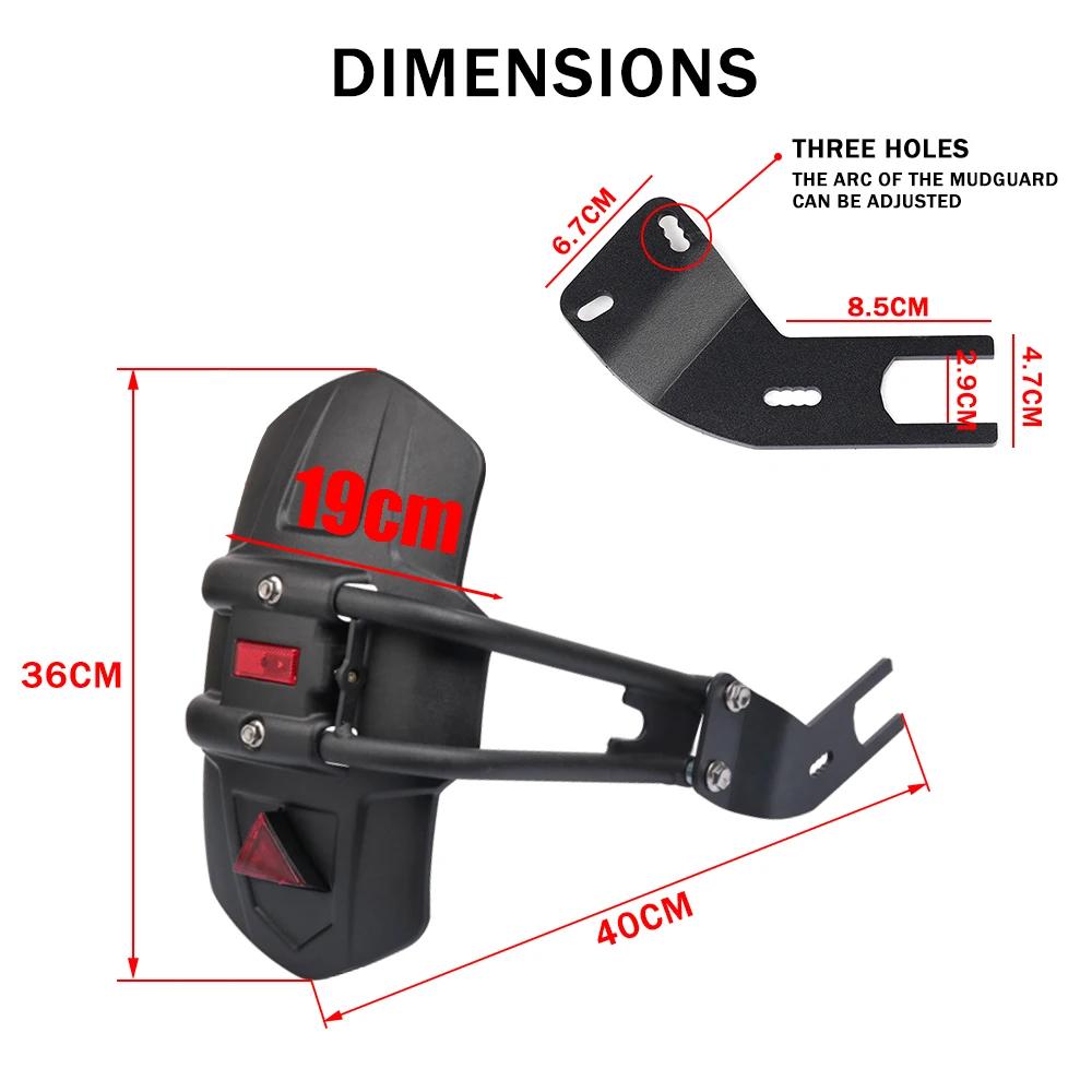 Garde-boue arrière de moto, garde-boue de roue, protection contre les éclaboussures, pour CFMOTO CF