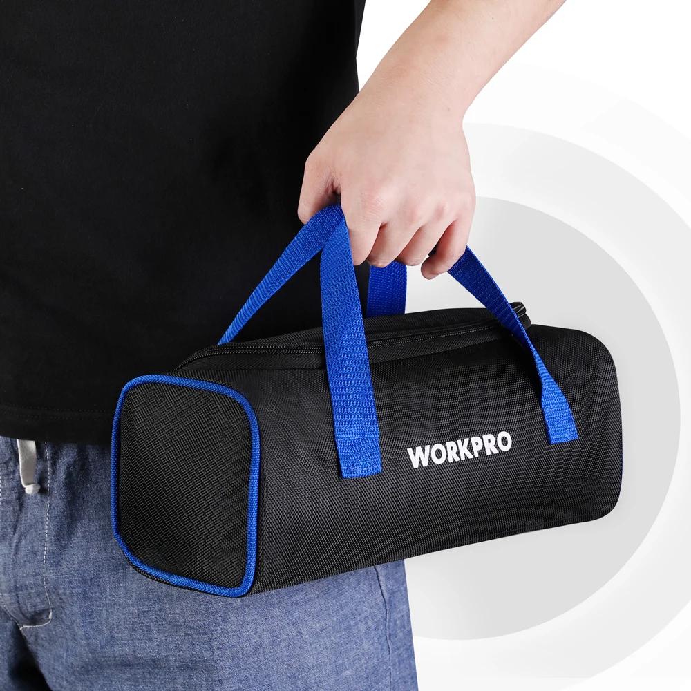 WORKPRO 12 pouces sac à outils multifonctionnel portable Kit d'électricien sac de rangement d'outils