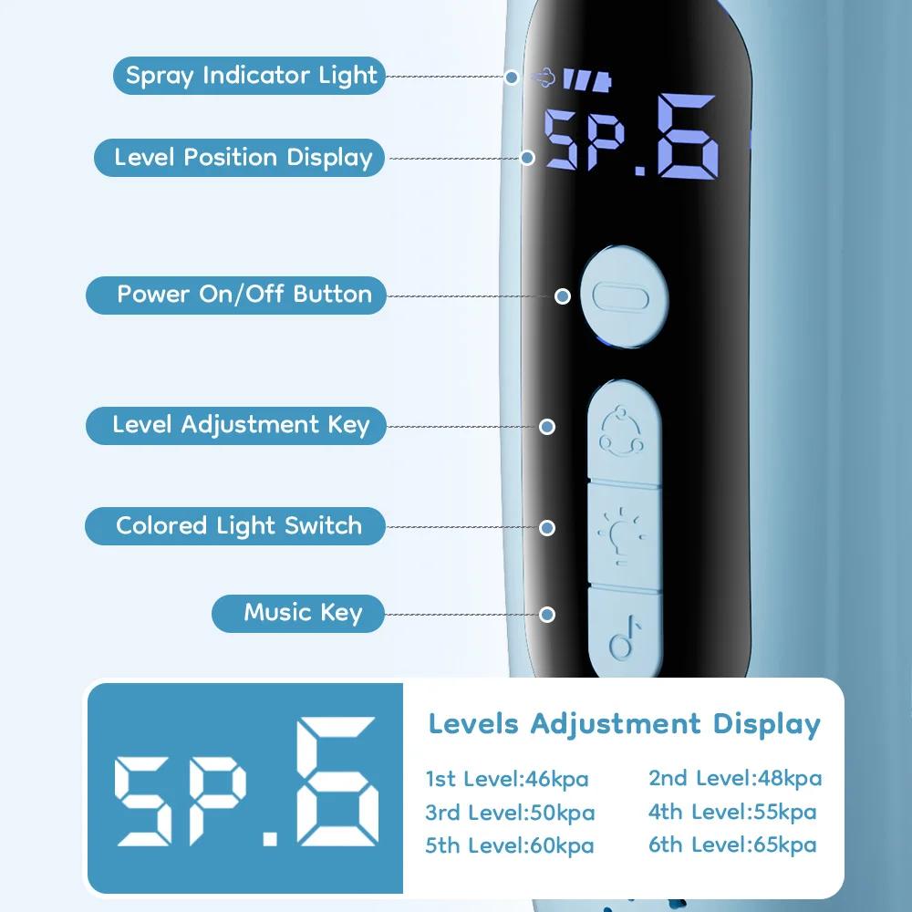 MAMIJOY Aspirateur nasal électrique 2 en 1 pour bébé et fonction nébuliseur, 6 modes d'aspiration, n