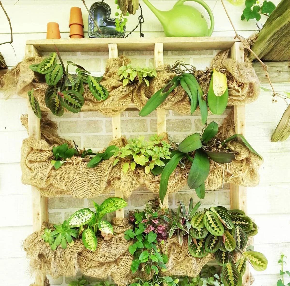 45 po. Rouleau de toile de jute pour jardinage, tissu naturel pour barrière contre les mauvaises her