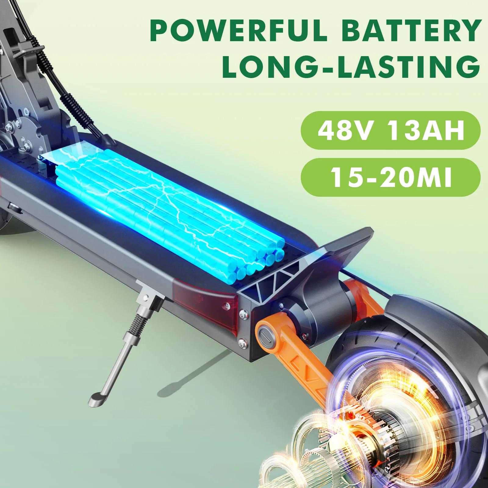Joyor – trottinette électrique pliable S5 pour adulte, 10 pouces, batterie de 48V, 13ah, 600W