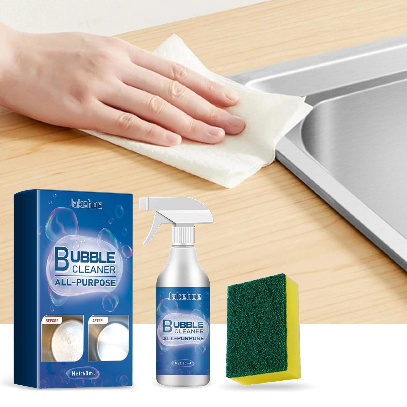 Jakemangez-Nettoyant à bulles domestique multi-usages, pénétration rapide, surface propre imbibée, c