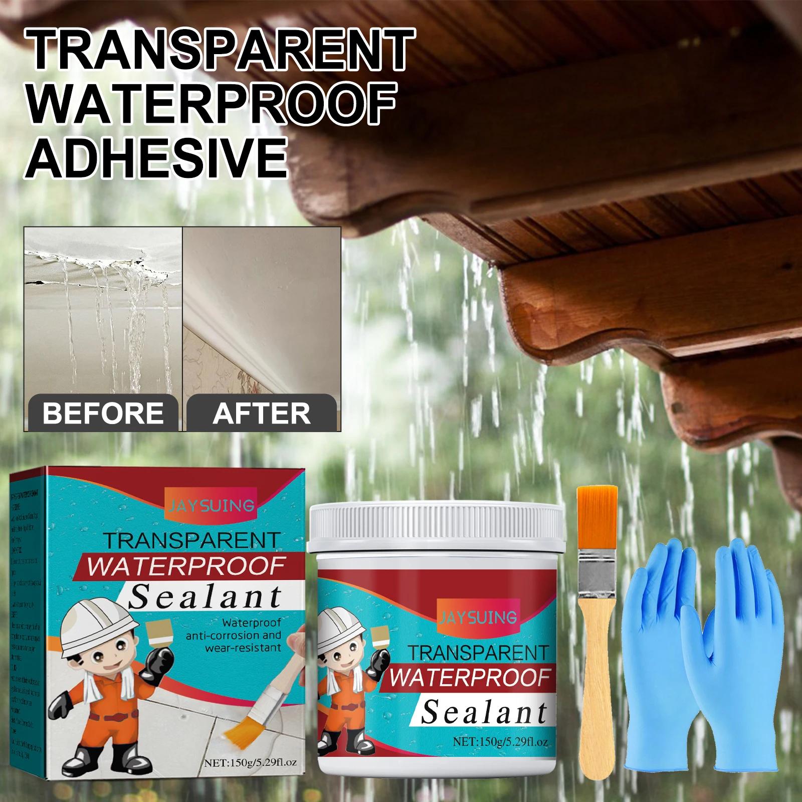 Mastic adhésif transparent imperméable pour réparation de fuite de mur, colle invisible, fuite de to