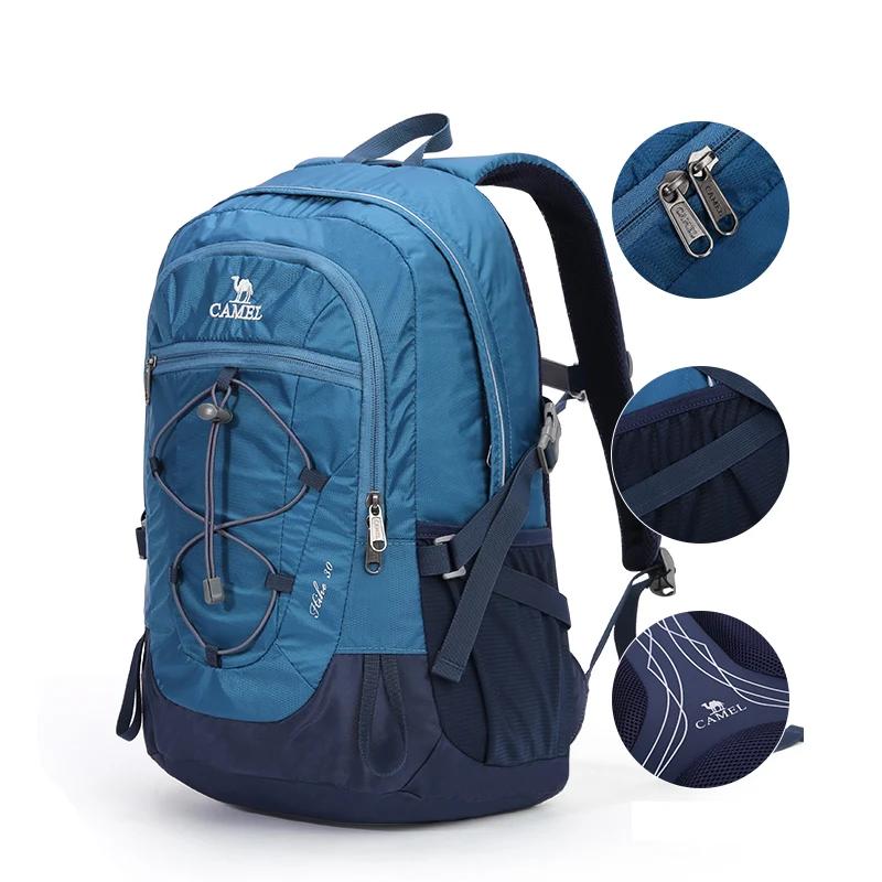 Sac à dos imperméable GOLDEN CAMEL 30L, sac à dos de montagne pour homme, sac d'école de loisirs pou