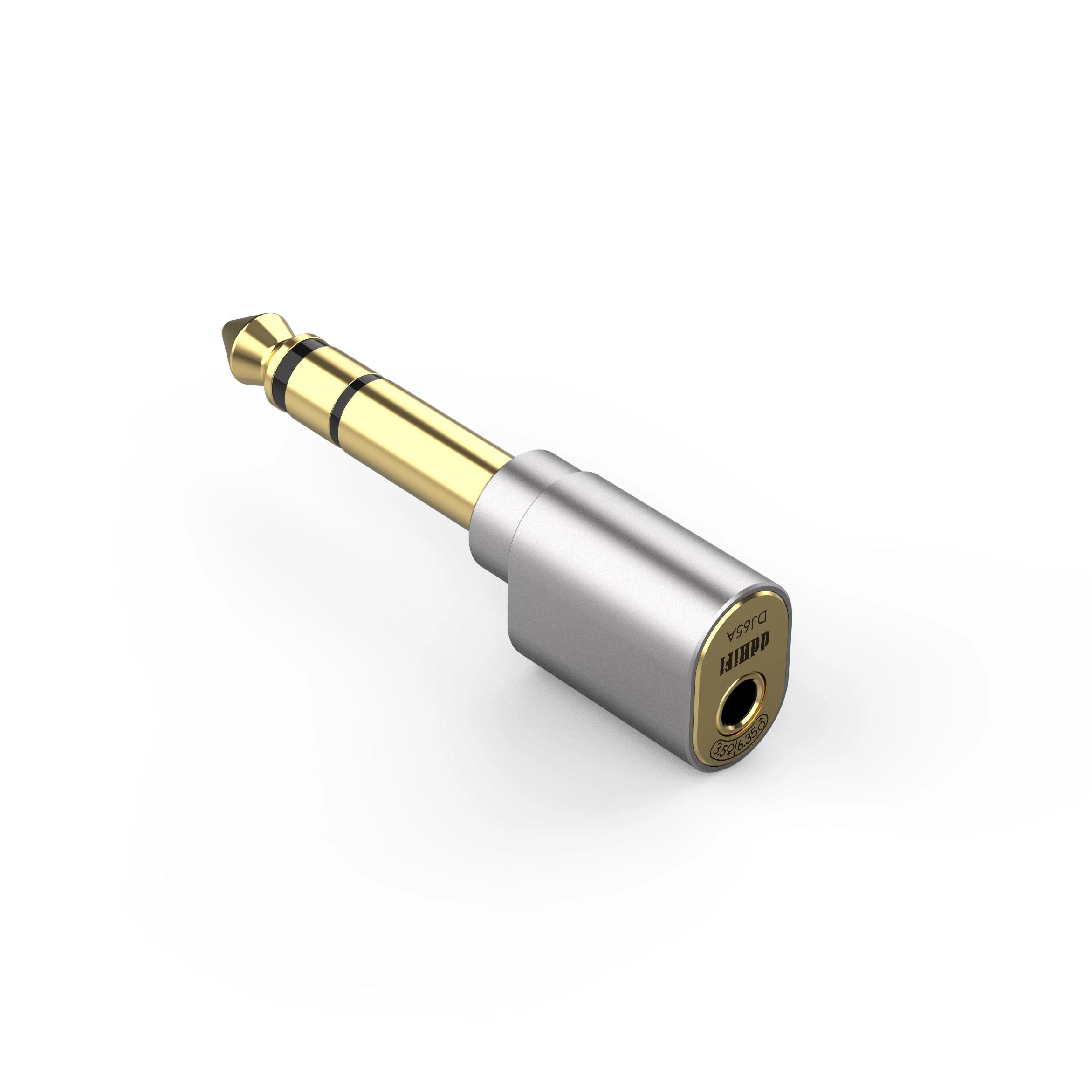 DDHiFi-Adaptateur DJ65A AL 3.5mm femelle vers 6.35mm mâle, pour écouteurs HiFi, casque, cuivre OCC h