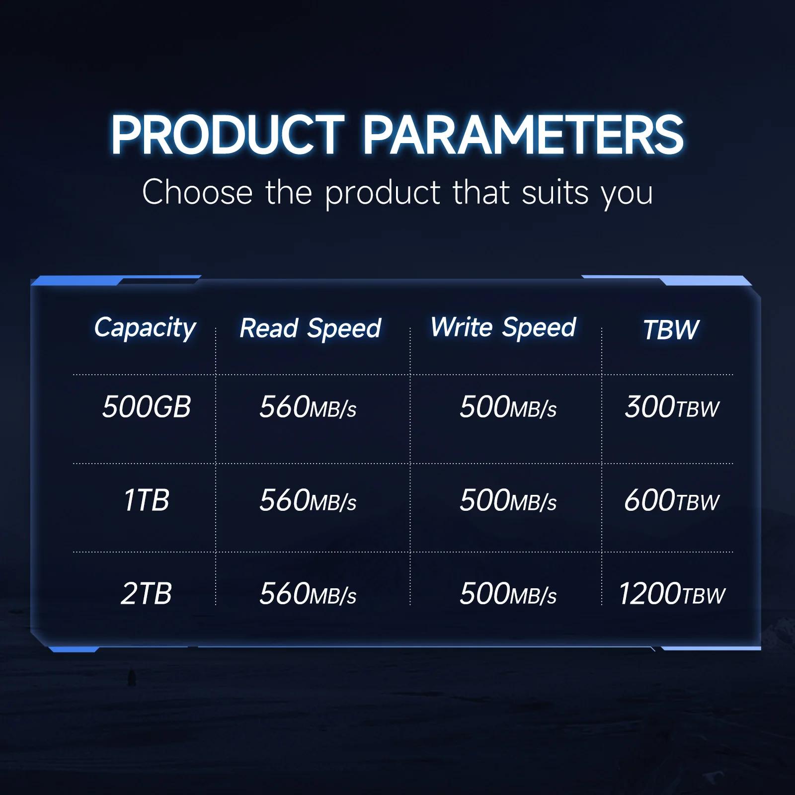 Disque SSD SATA Fanxiang S102 Pro 2,5 pouces, vitesse accélérée de 70 %, 500 Go, 1 To, 2 To, jusqu'à