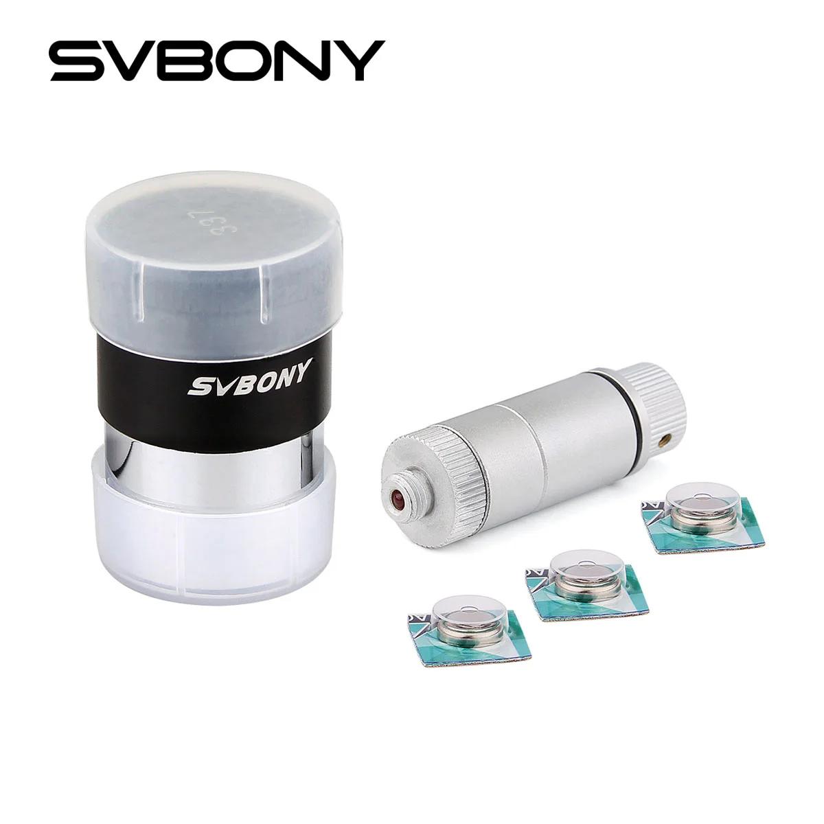SVBONY Oculaire de télescope Plossl à réticule éclairé, 12.5mm, 1.25 pouces, 40 °, Double ligne, ill