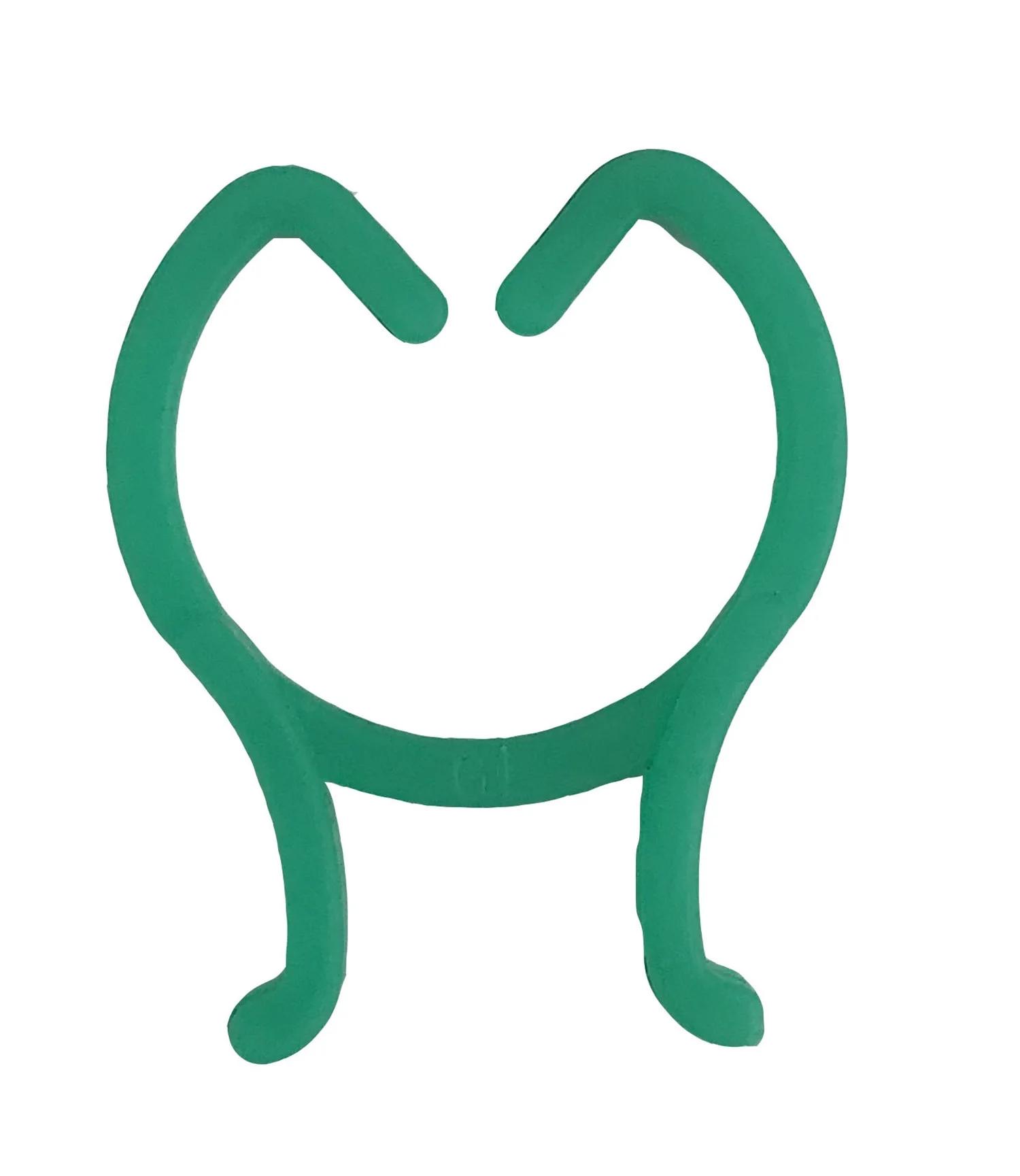 Clips pour plantes de jardin en forme de papillon vert, pince à boucle à levier M, paquet de 100