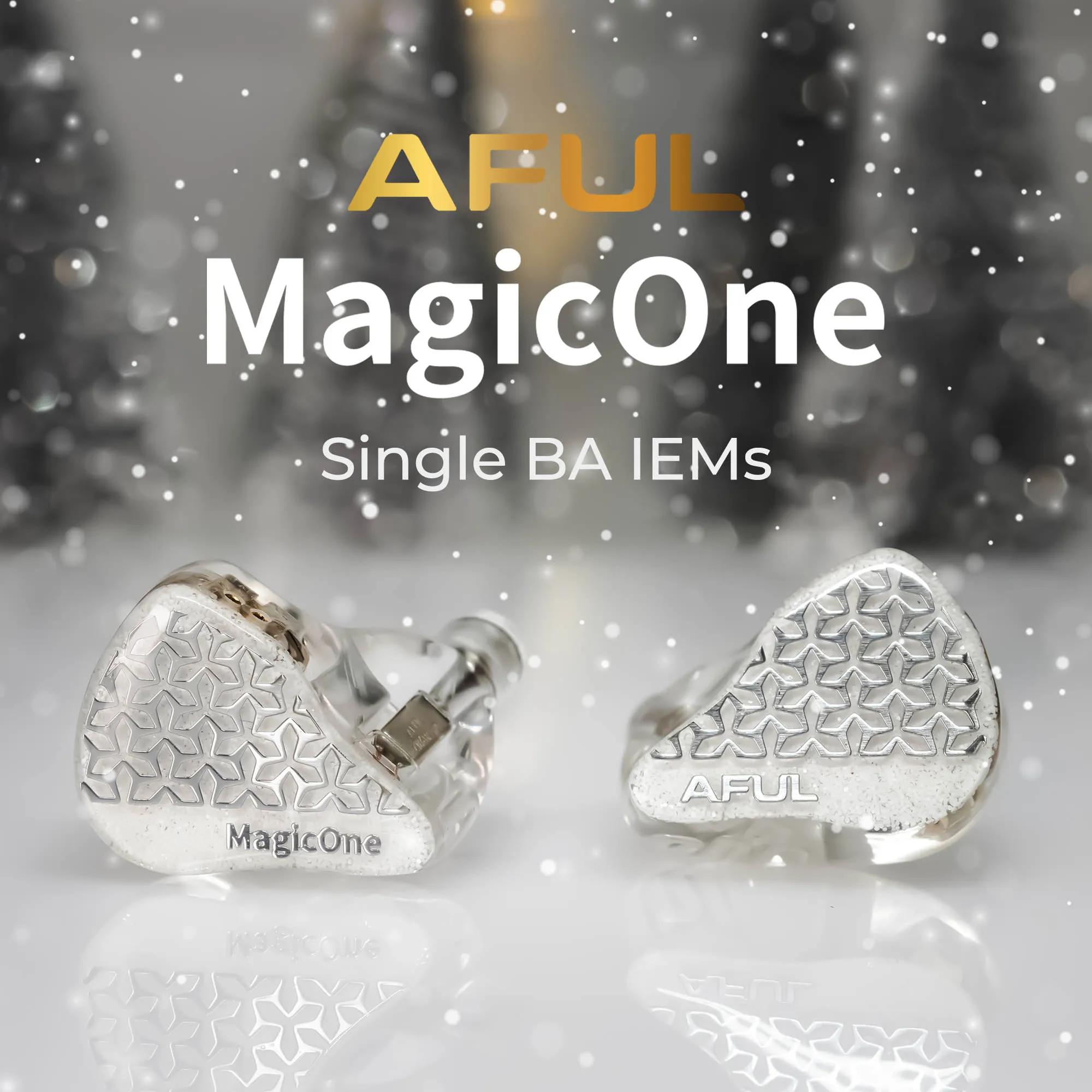 Moniteurs intra-auriculaires à pilote BA unique HiFiGo AFUL MagicOne, écouteurs à armature équilibré