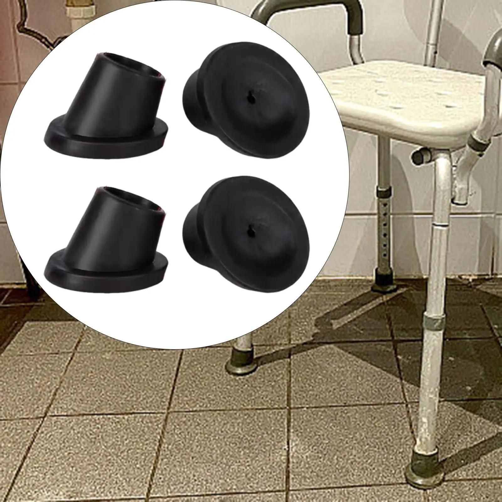 Pieds de remplacement pour chaise de douche, siège de bain, accessoires Premium, coussinets de pieds