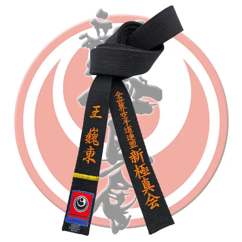 Kyokushin ceintures noires broderie la fédération internationale du karaté IKF Shinkyokushinkai gran