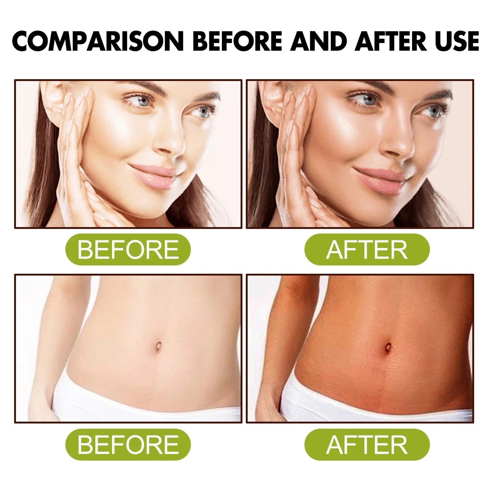 EELBathroom E-Crème de bronzage pour le corps, autobronzant, même le teint de la peau, gratitude pou