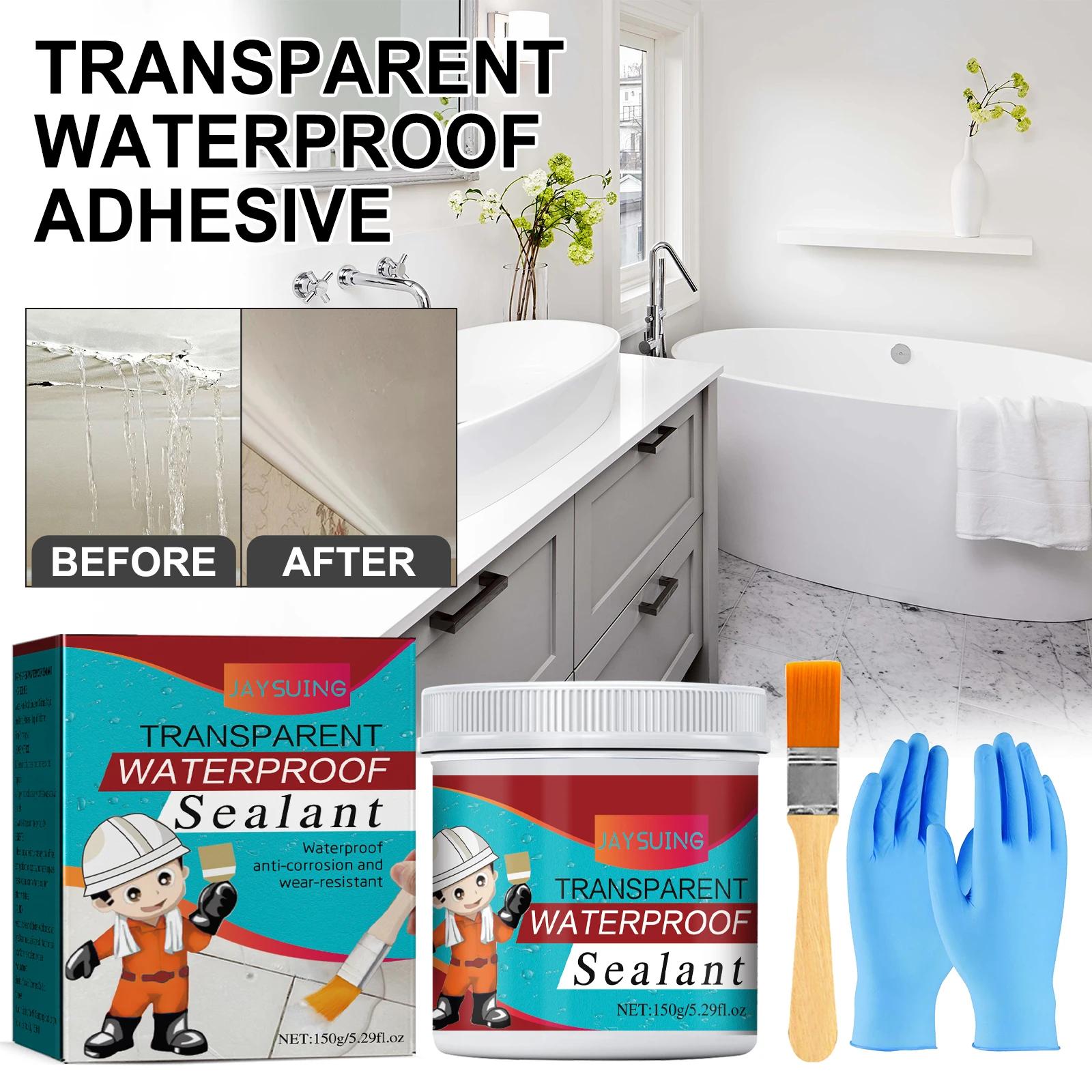 Mastic adhésif transparent imperméable pour réparation de fuite de mur, colle invisible, fuite de to