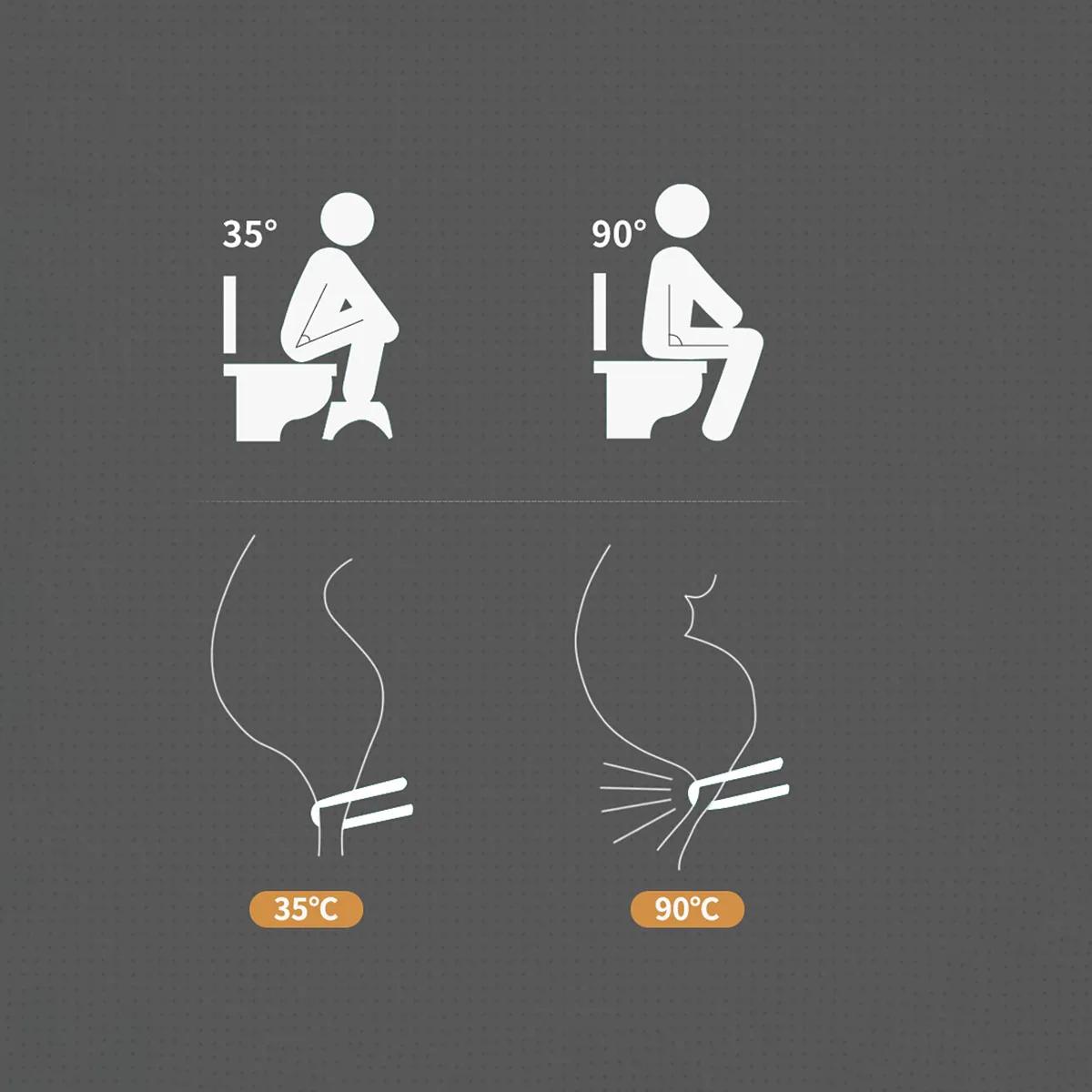 1pc personnes âgées chaise étape toilette pied marche wc tabouret salle de bain toilette roue tabour