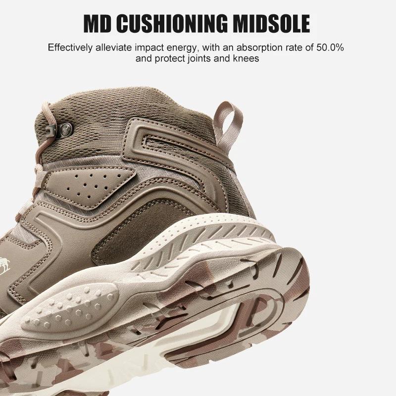 Chaussures de randonnée imperméables homme Golden Camel 2023 - Bottes montantes antidérapantes pour entraînement sportif