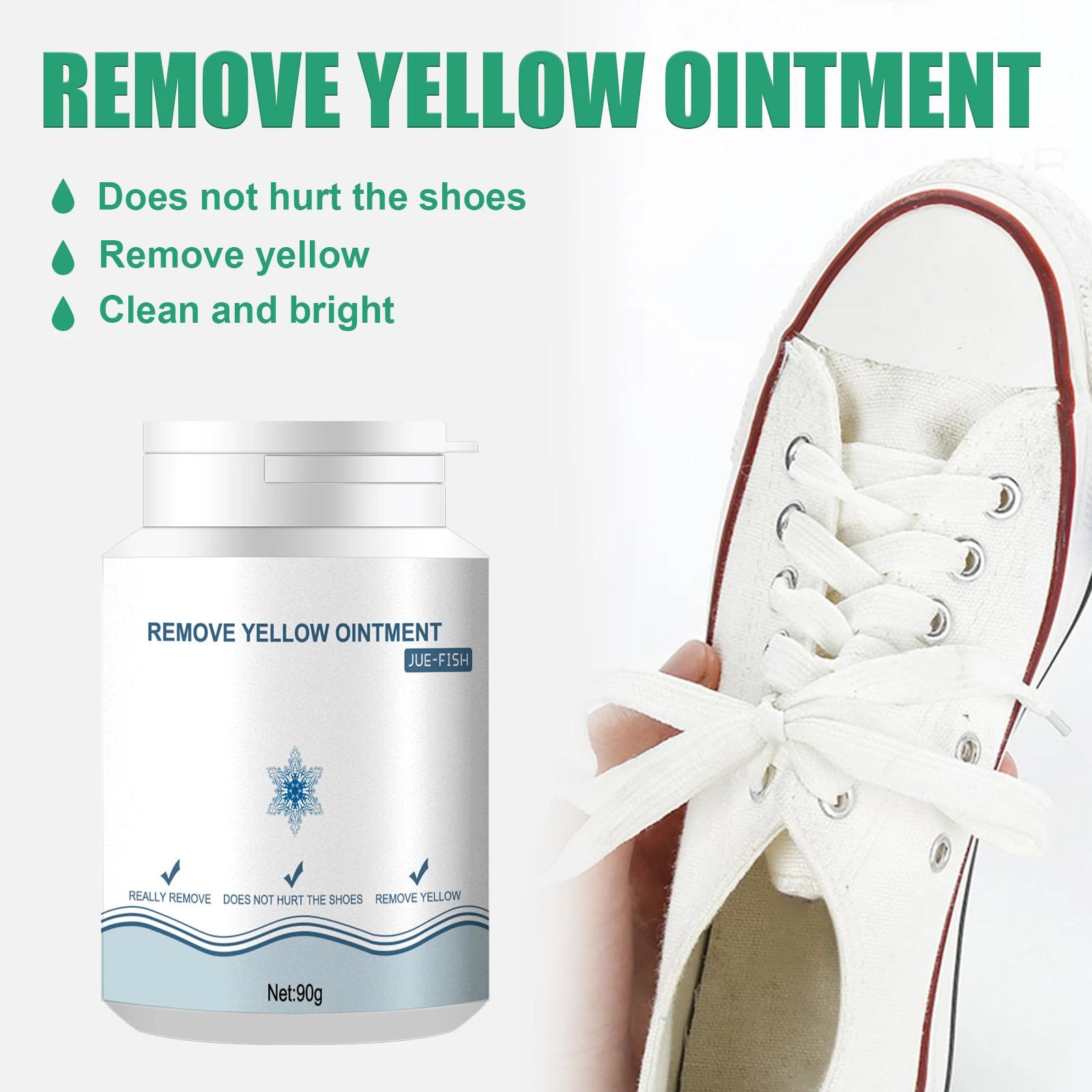 Jue-Fish-Gel jaune pour enlever l'd'effets des chaussures, nettoyage instantané sans SAF