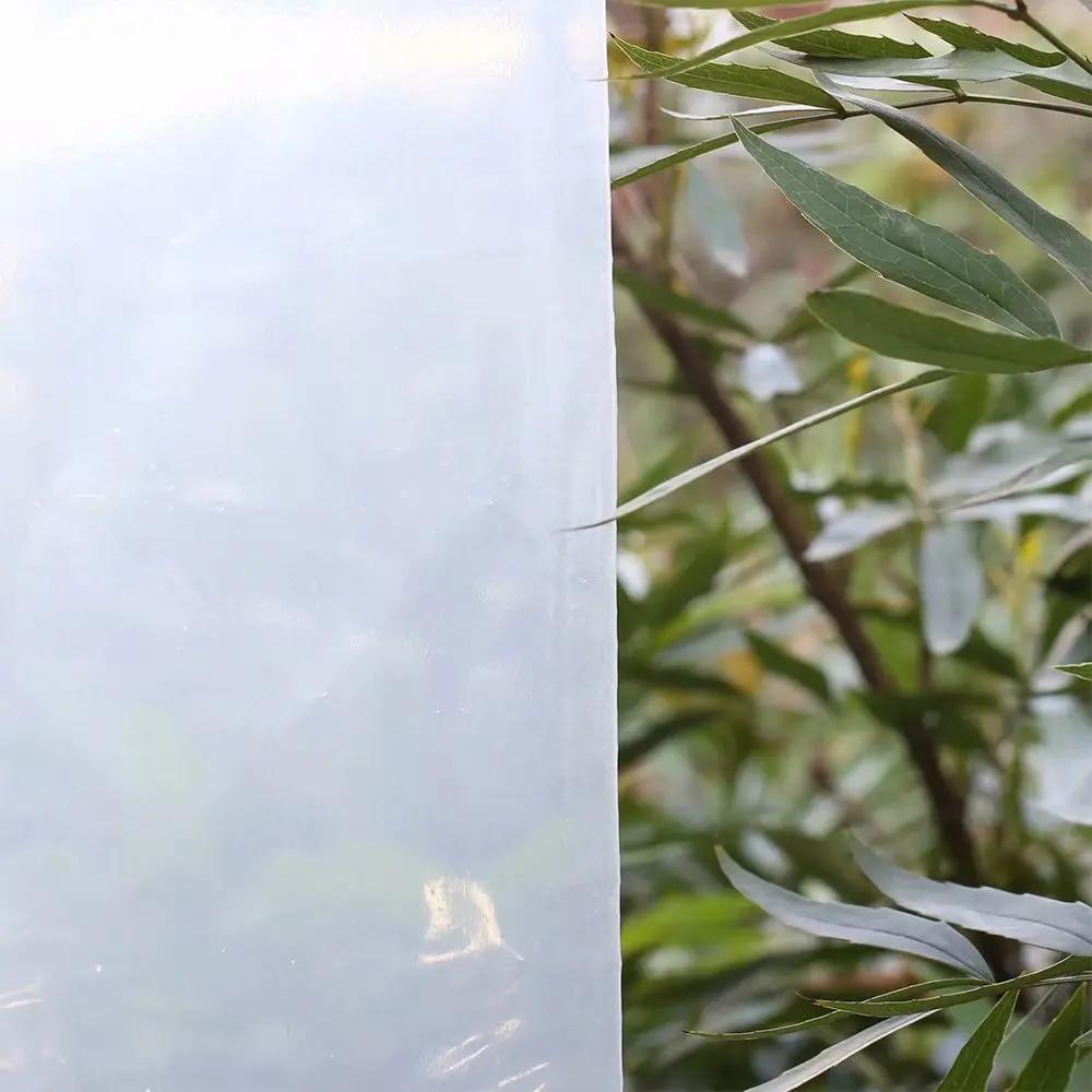 Film de serre en plastique transparent, 6.5 pi x 32 pi, 3.1 mil, polyéthylène, pour tunnel de croiss