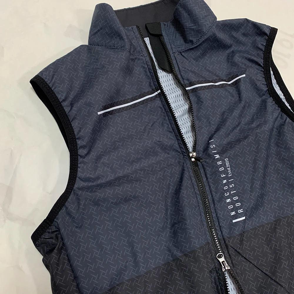 Gilet coupe-vent sans manches pour hommes, livraison en 48 heures, noir, de haute qualité, léger, re