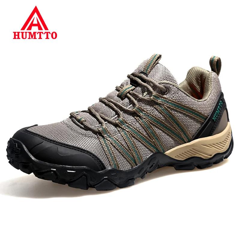 Chaussures randonnée homme Humtto cuir respirantes - Pour trekking, chasse et escalade été soldes