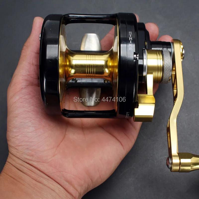 Madox-Moulinet de pêche à la traîne entièrement en métal, jigging pe7 #-500m, Max Drag 40kg, 10BB Li