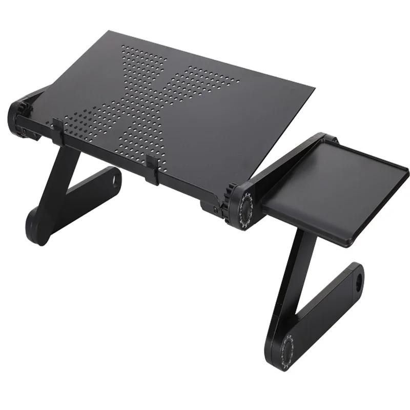 Bureau d'ordinateur portable en alliage d'aluminium anti-corrosion, table pliante de dortoir, bureau