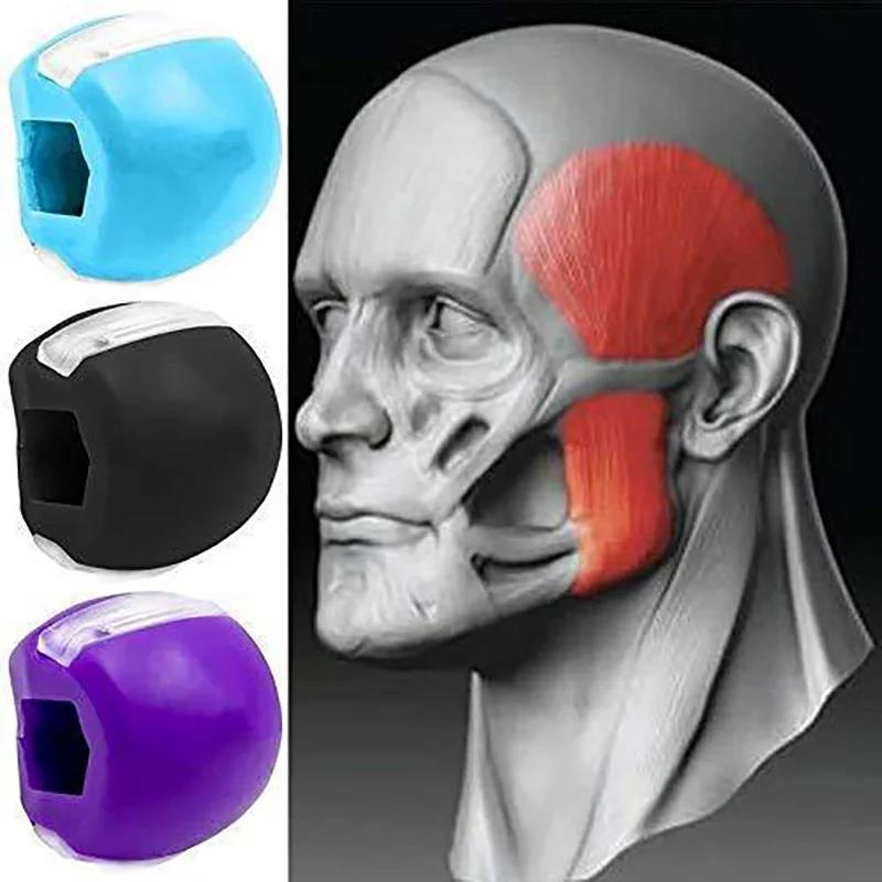 Boule de Fitness en Gel de silice pour le visage, exercice de mâchoire, Toner pour le visage, réduit