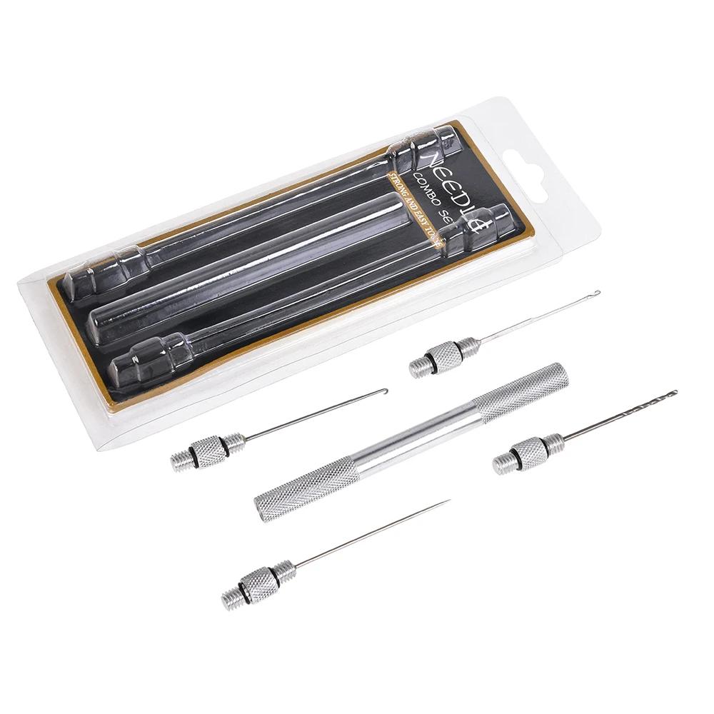 5 en 1 carpe forte gréement de pêche appât aiguille Kit ensemble d'outils appât perceuse Stringer ai