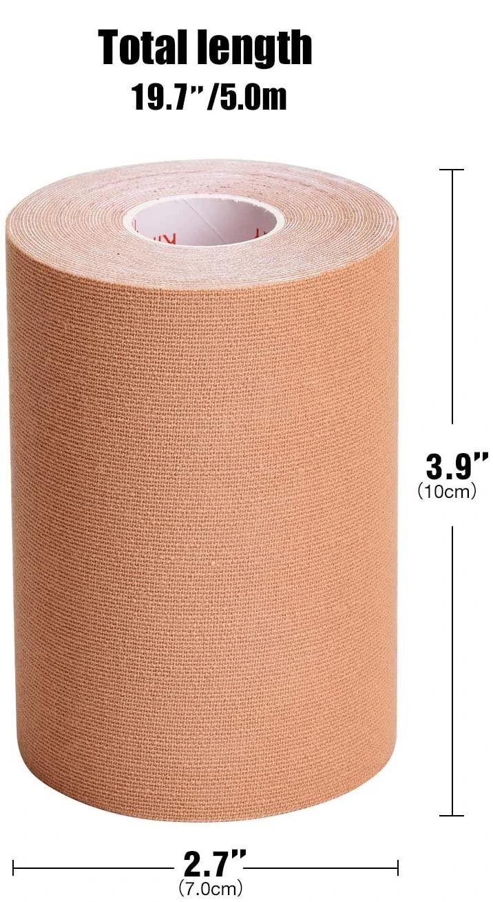 Ruban de kinésiologie imperméable sans latex, bande athlétique pour instituts oto, soutien musculair