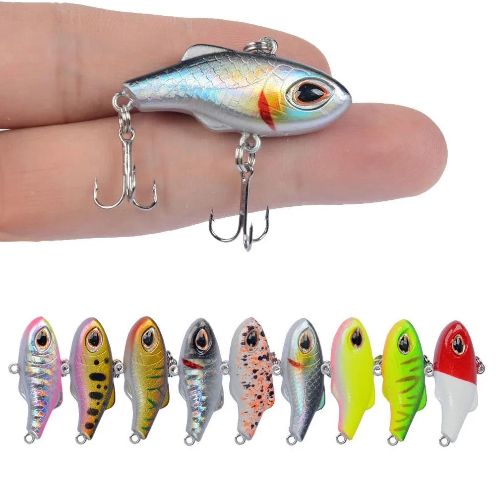 1 pièces 3.5 cm 5g hiver Vibration Mini coulant VIB leurre de pêche manivelle glace artificielle app