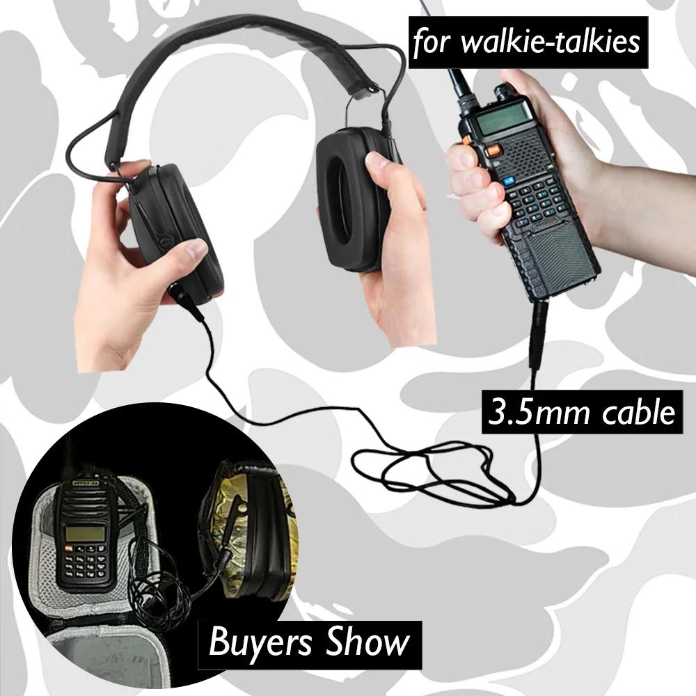 Cache-oreilles de tir électronique, casque tactique, Protection des oreilles, Anti-bruit, pour la ch