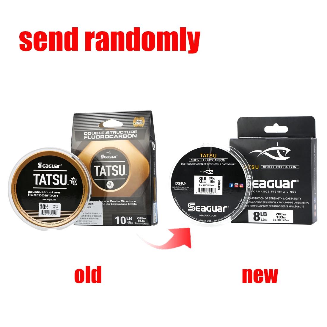 SEAGUAR TATSU-Ligne de pêche en fluorocarbone, matériel de pêche en eau douce, fibre de carbone, mon