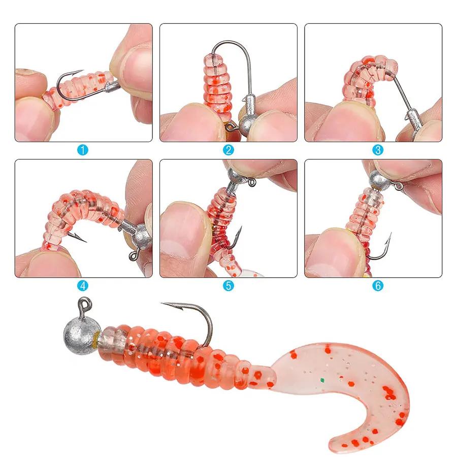 JYJ 1g 2g 3g 4g 5g 6g 7g 8g 9g 10g 14g 20g 28g crochet de tête de gabarit de pêche, crochet de gabar