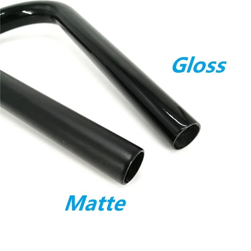 Guidon en fibre de carbone Litepro pour Bromsilice - Forme hirondelle 580mm pour vélo pliant, pièce vélo 25.4mm
